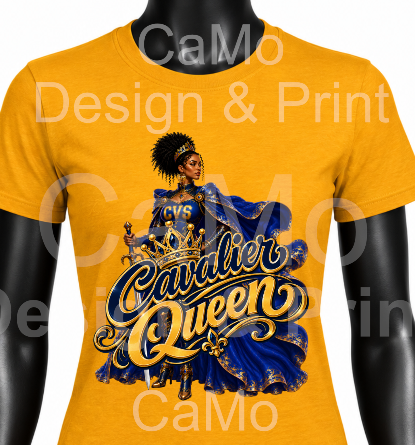 Cavaliers Queen T-Shirt 💙💛 PICK-UP ONLY 💙💛