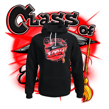 Airbrush Design Class of 2024 - Hoodie | Sweatshirt | T-Shirt