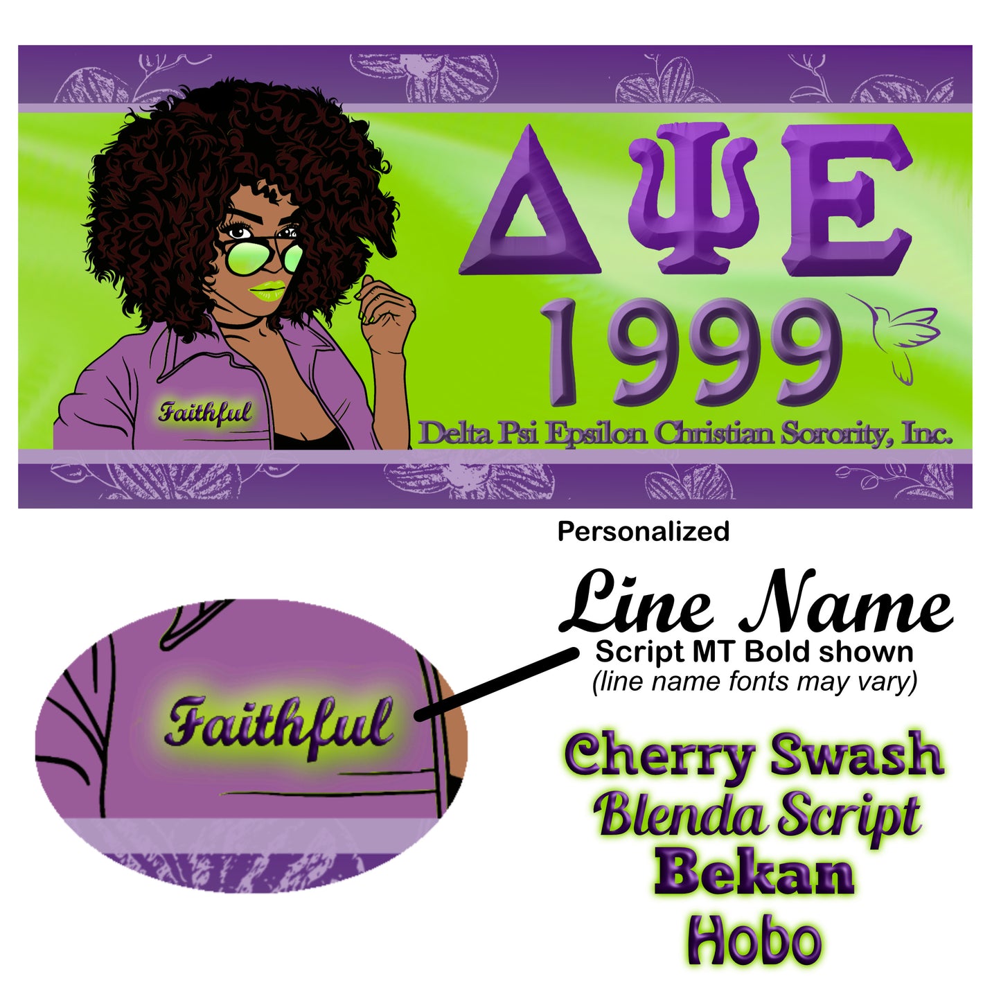 DPSIE Decorative License Plate Curly