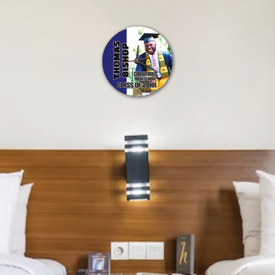 Graduate Glass Clock