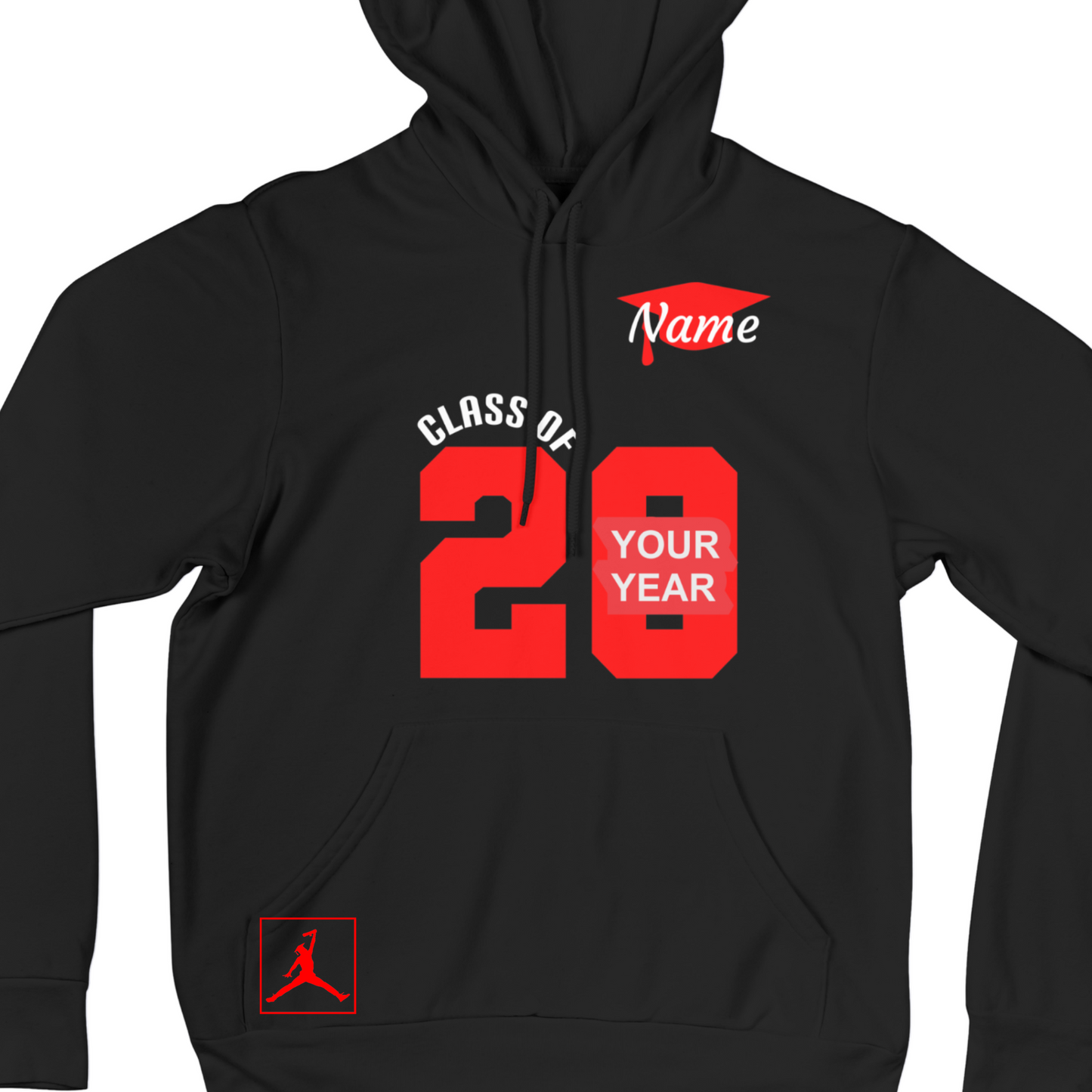 Graduation JumpMan Hoodie with Year