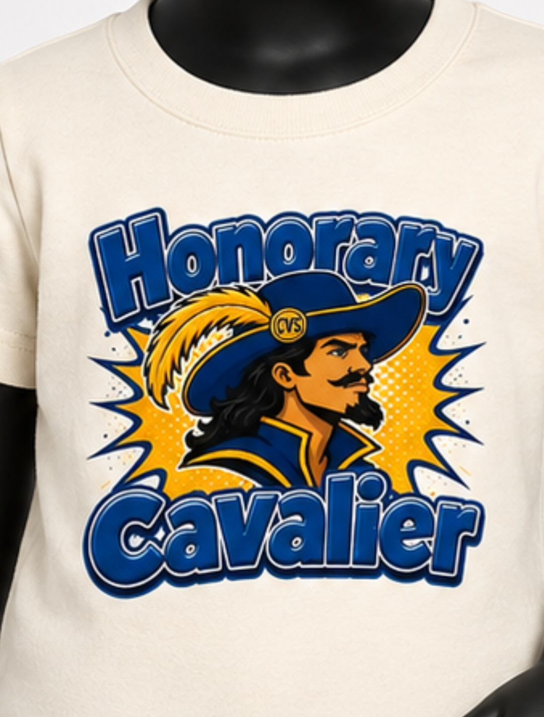 Honorary Cavalier T-Shirt 💙💛 Newborn - Toddler - Youth