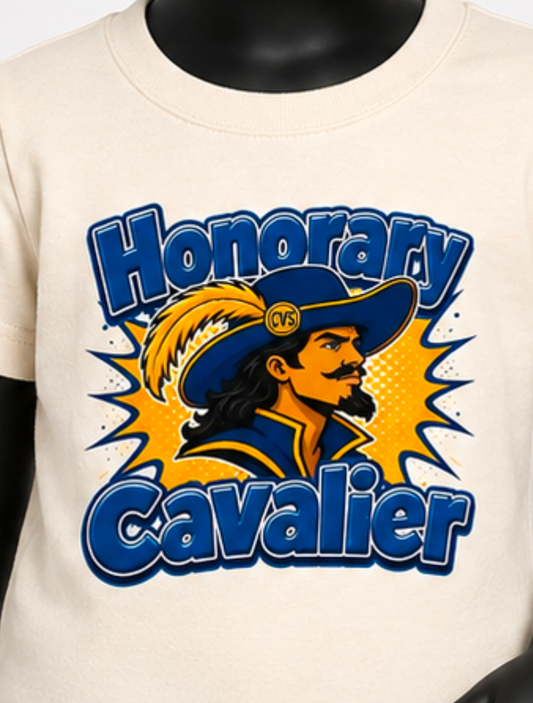 Honorary Cavalier T-Shirt 💙💛 Newborn - Toddler