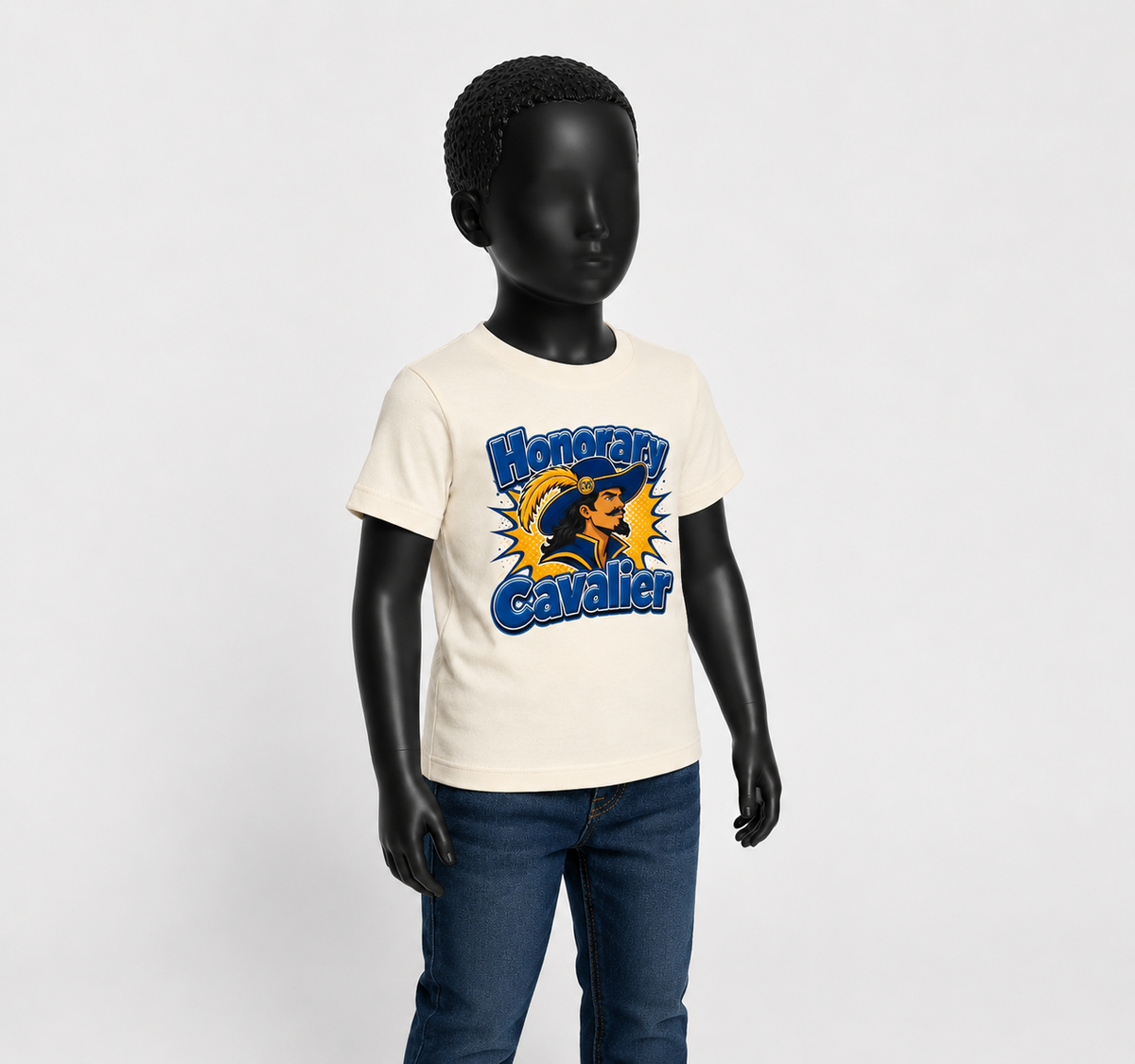 Honorary Cavalier T-Shirt 💙💛 Newborn - Toddler - Youth