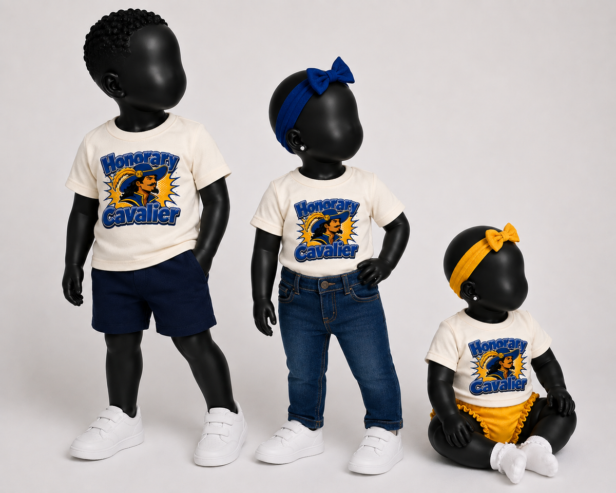 Honorary Cavalier T-Shirt 💙💛 Newborn - Toddler - Youth