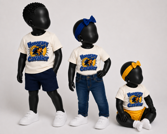 Honorary Cavalier T-Shirt 💙💛 Newborn - Toddler