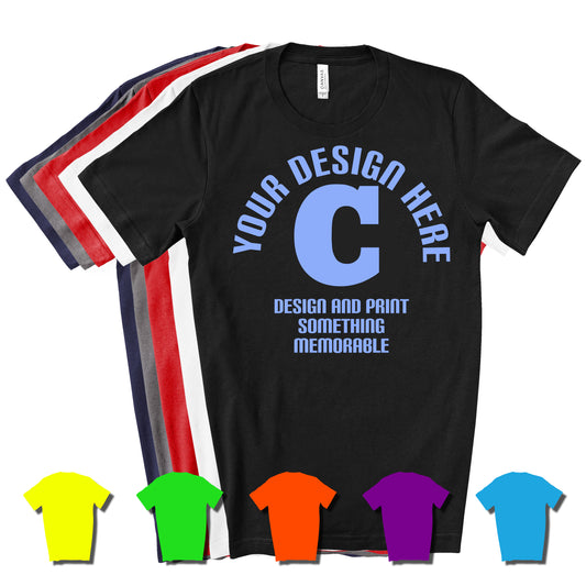 One Color Custom T-Shirt (Adult - Unisex)