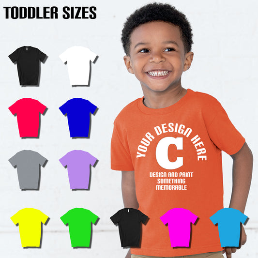 One Color Custom T-Shirt (Toddler - Unisex)