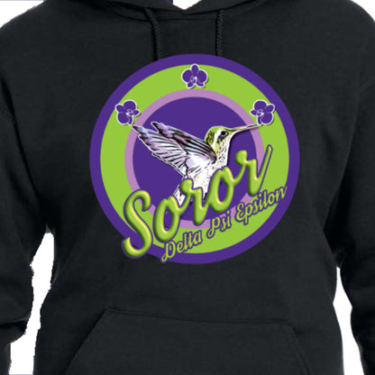 DPSIE Soror Circle with Hummingbird Hoodie