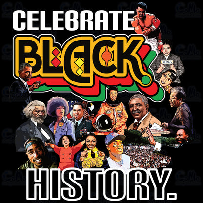 Celebrate Black History Collage T-Shirt