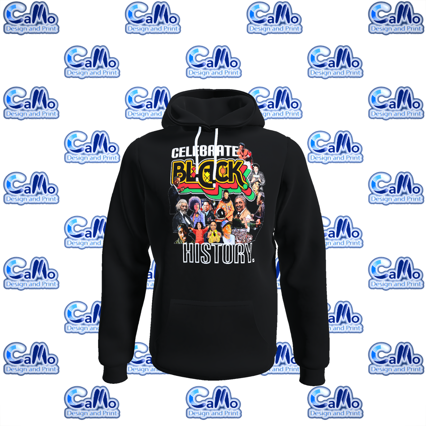 Celebrate Black History Collage Hoodie