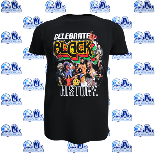 Celebrate Black History Collage T-Shirt