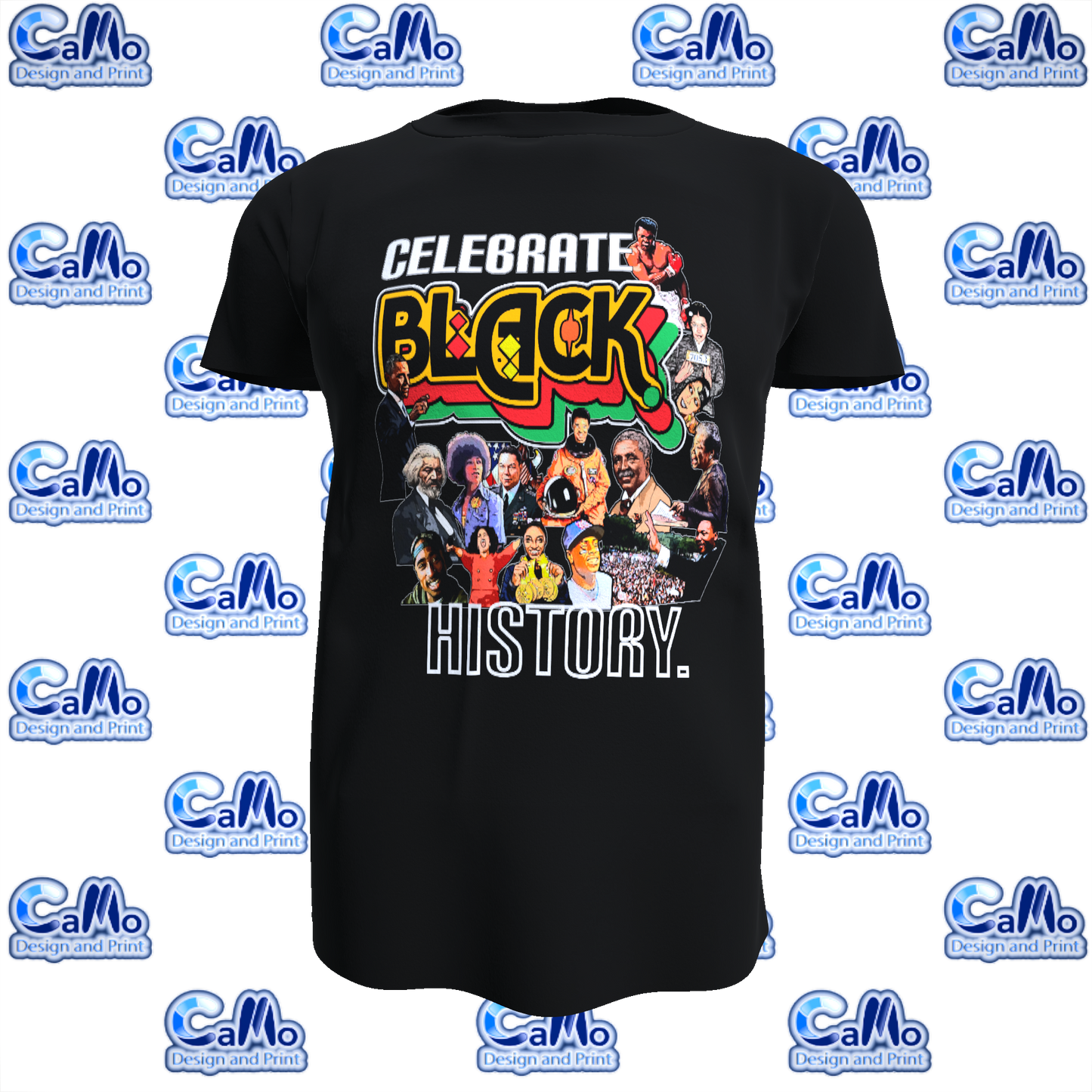 Celebrate Black History Collage T-Shirt