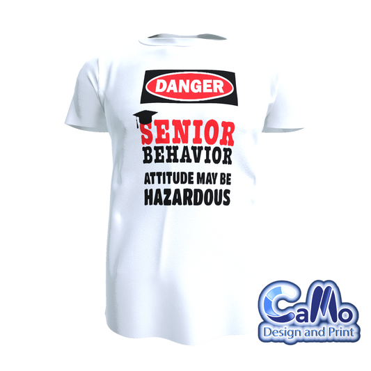 Danger Senior Behavior T-Shirt