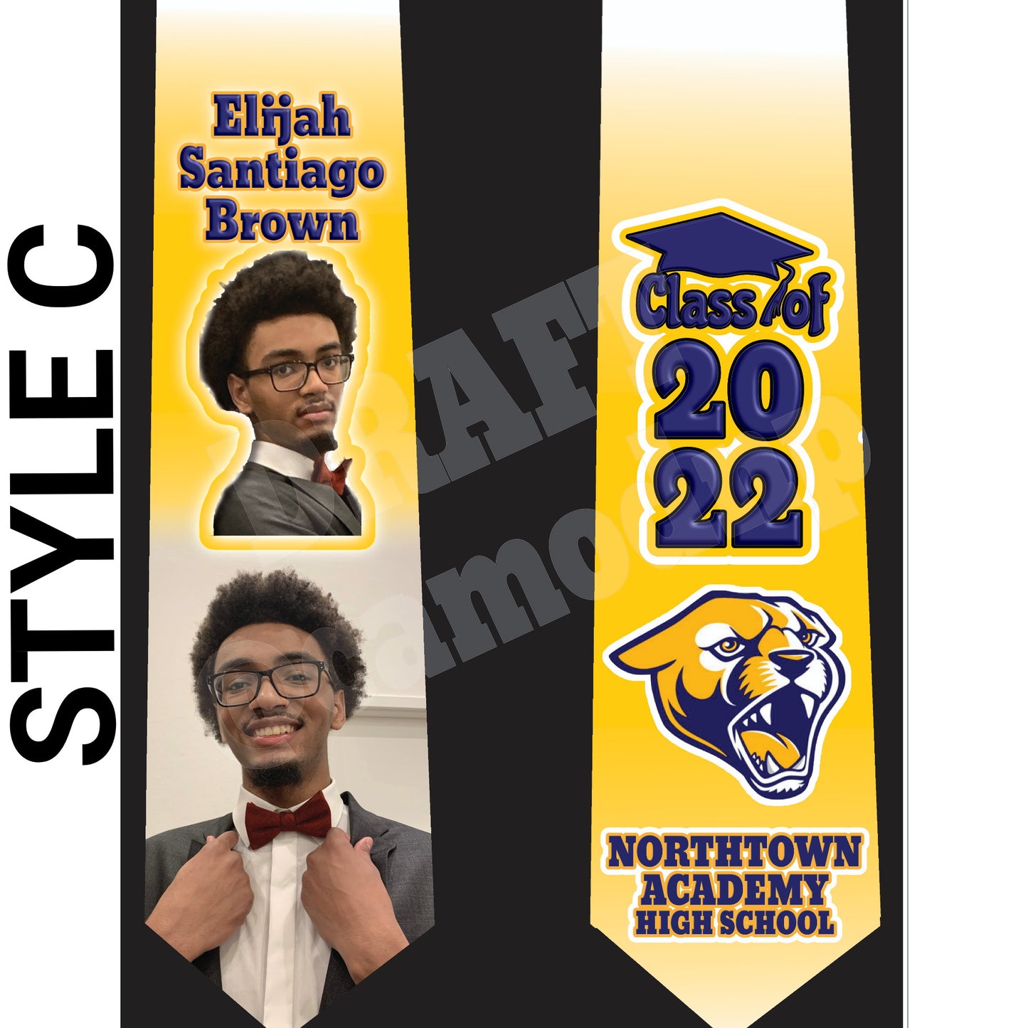 Graduation Stole (Printed)